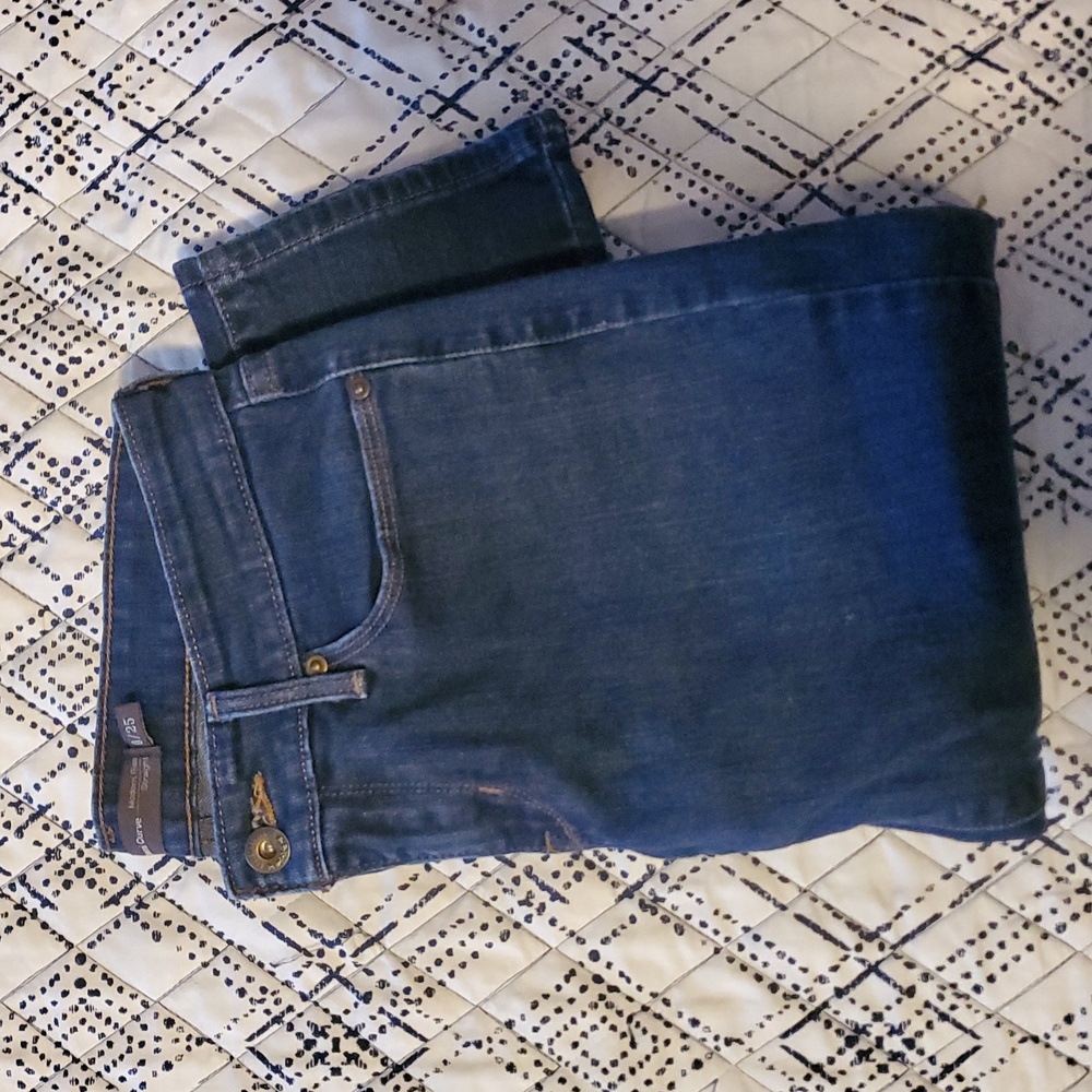 Levi's Signature Demi Curve Straight Leg Denim Jeans
